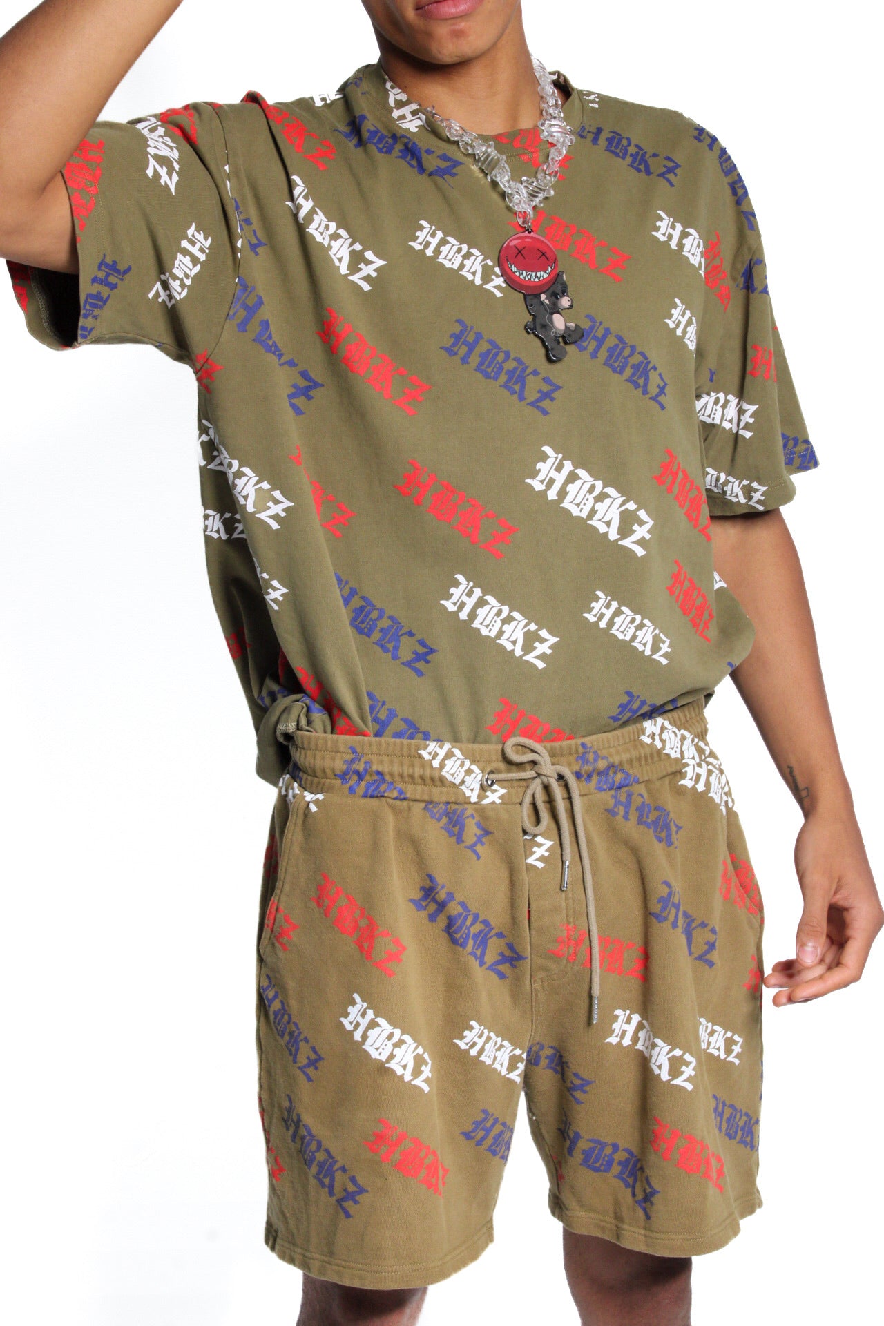HBKZ LOGO Shorts Set