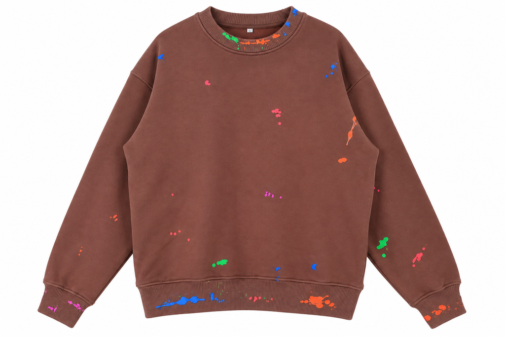 Splatter Paint Crewneck Sweatshirt (Pre-Order)