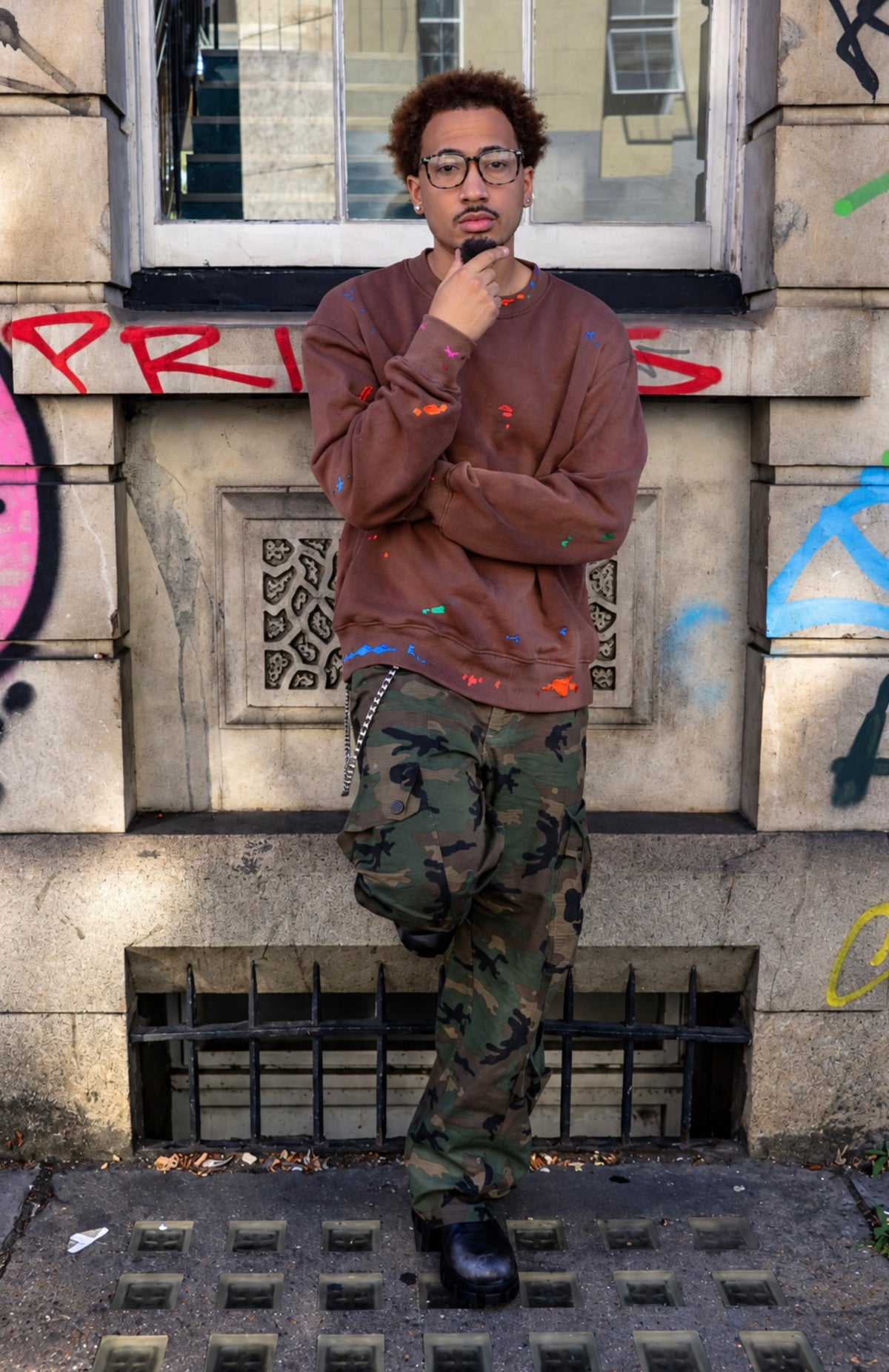 Splatter Paint Crewneck Sweatshirt (Pre-Order)