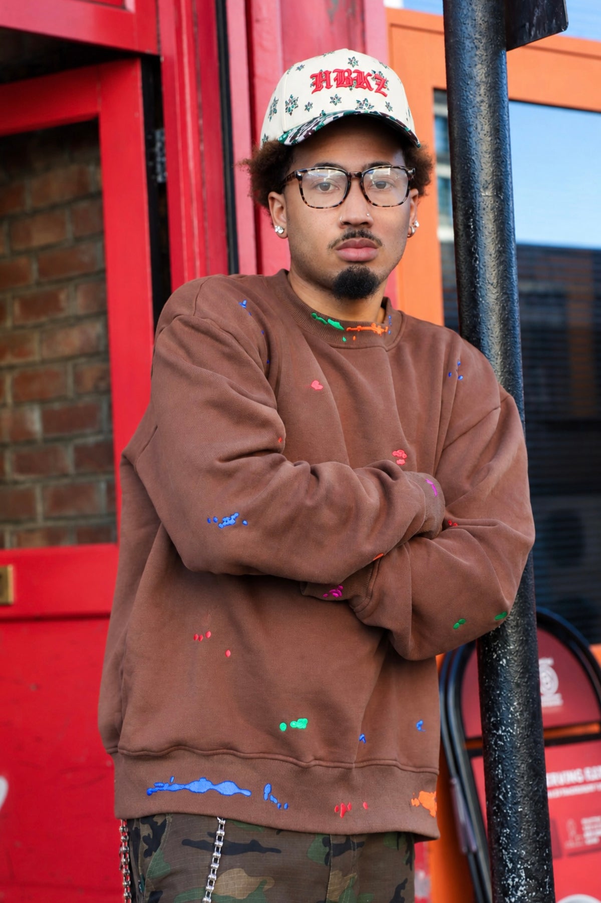 Splatter Paint Crewneck Sweatshirt (Pre-Order)