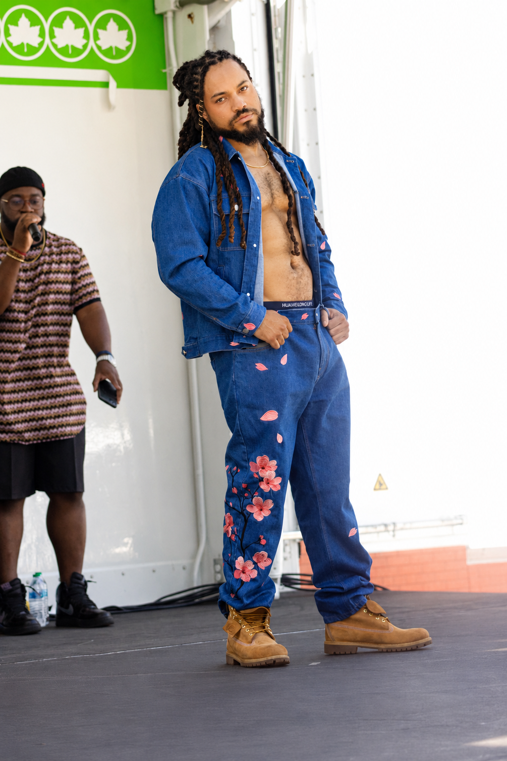 Custom Cherry Blossom Denim Set — Summer Series (Pre-Order)