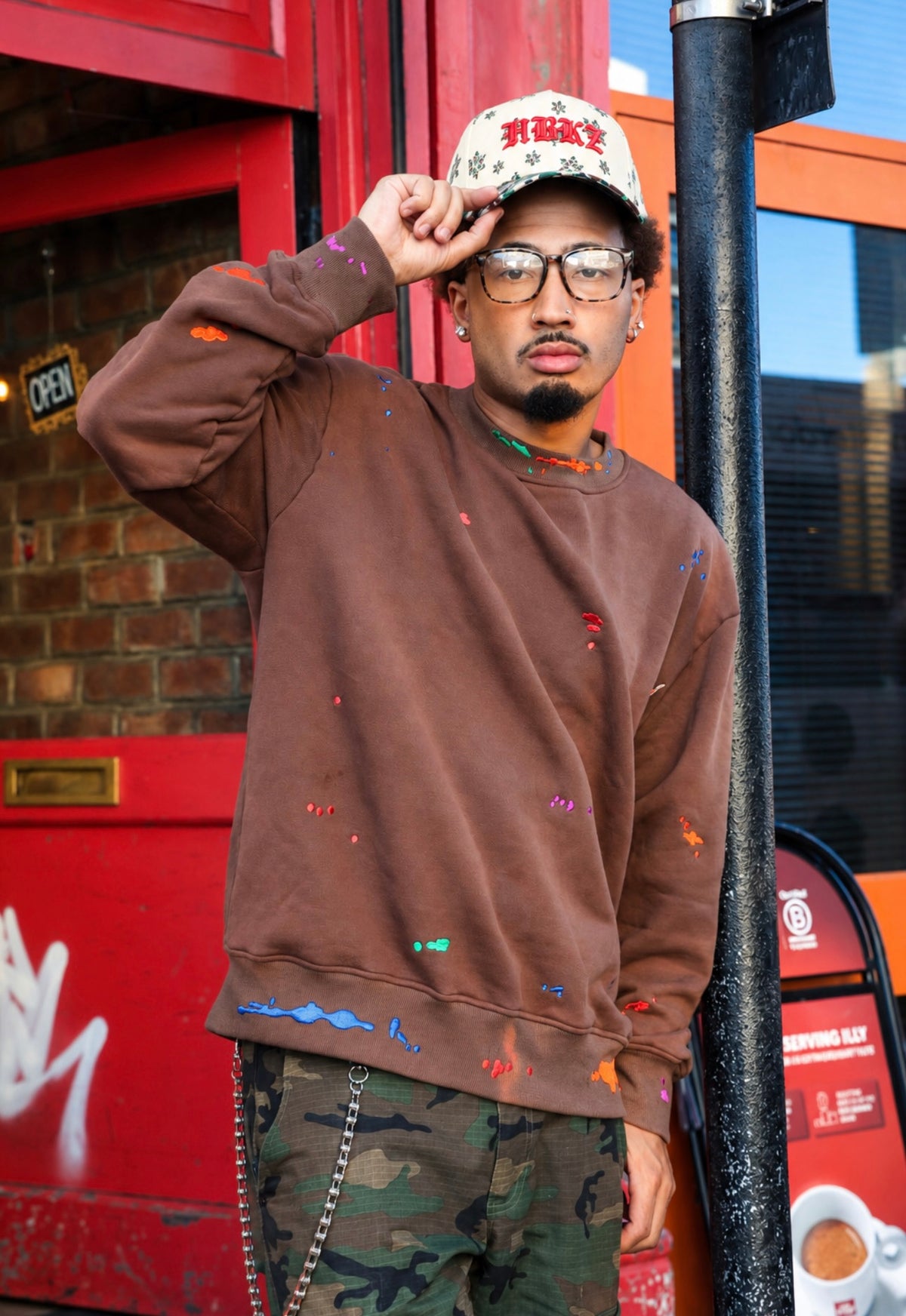 Splatter Paint Crewneck Sweatshirt (Pre-Order)
