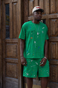 Splatter Paint T-Shirt & Shorts Set (Pre-order)