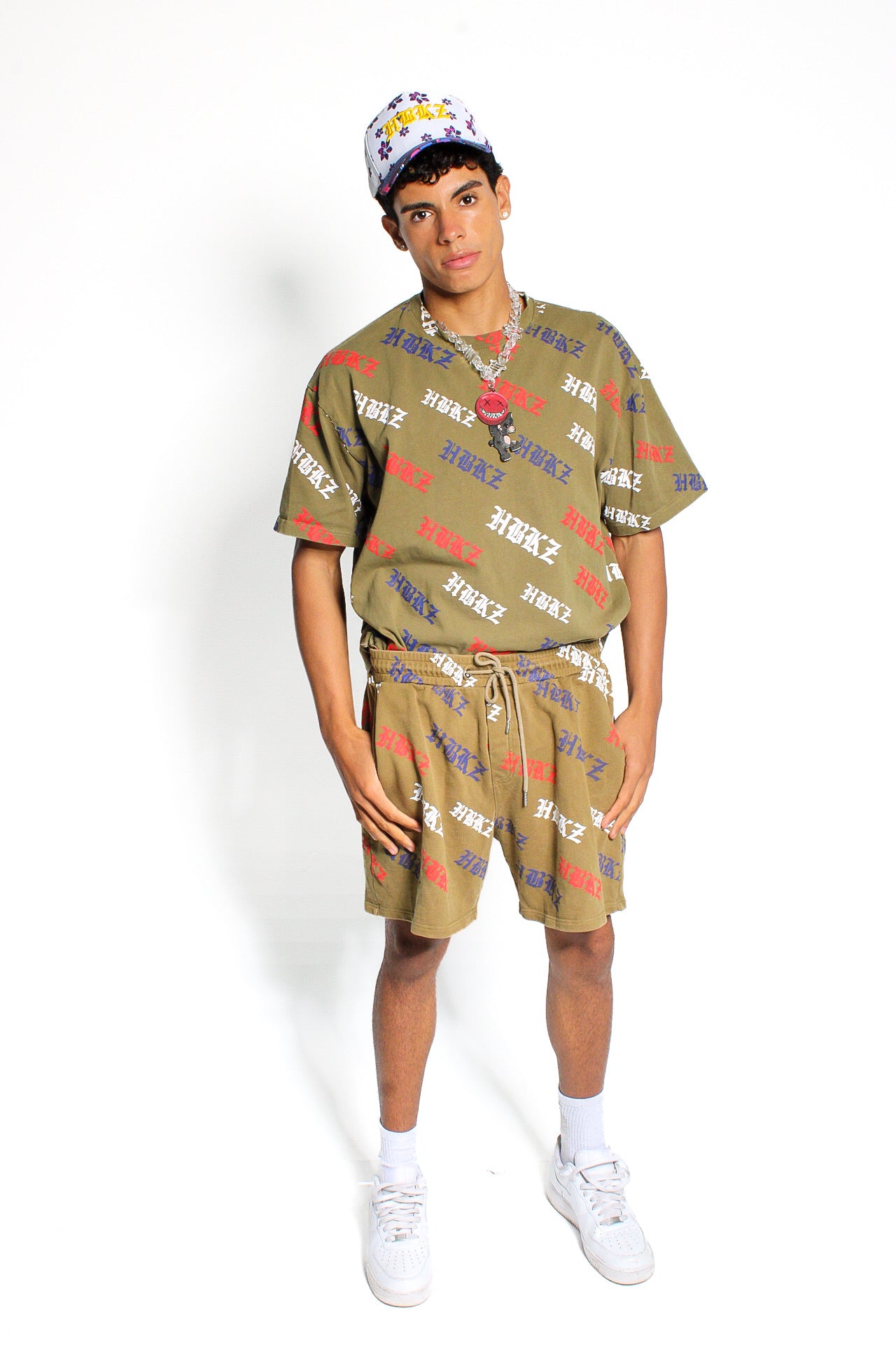 HBKZ LOGO Shorts Set