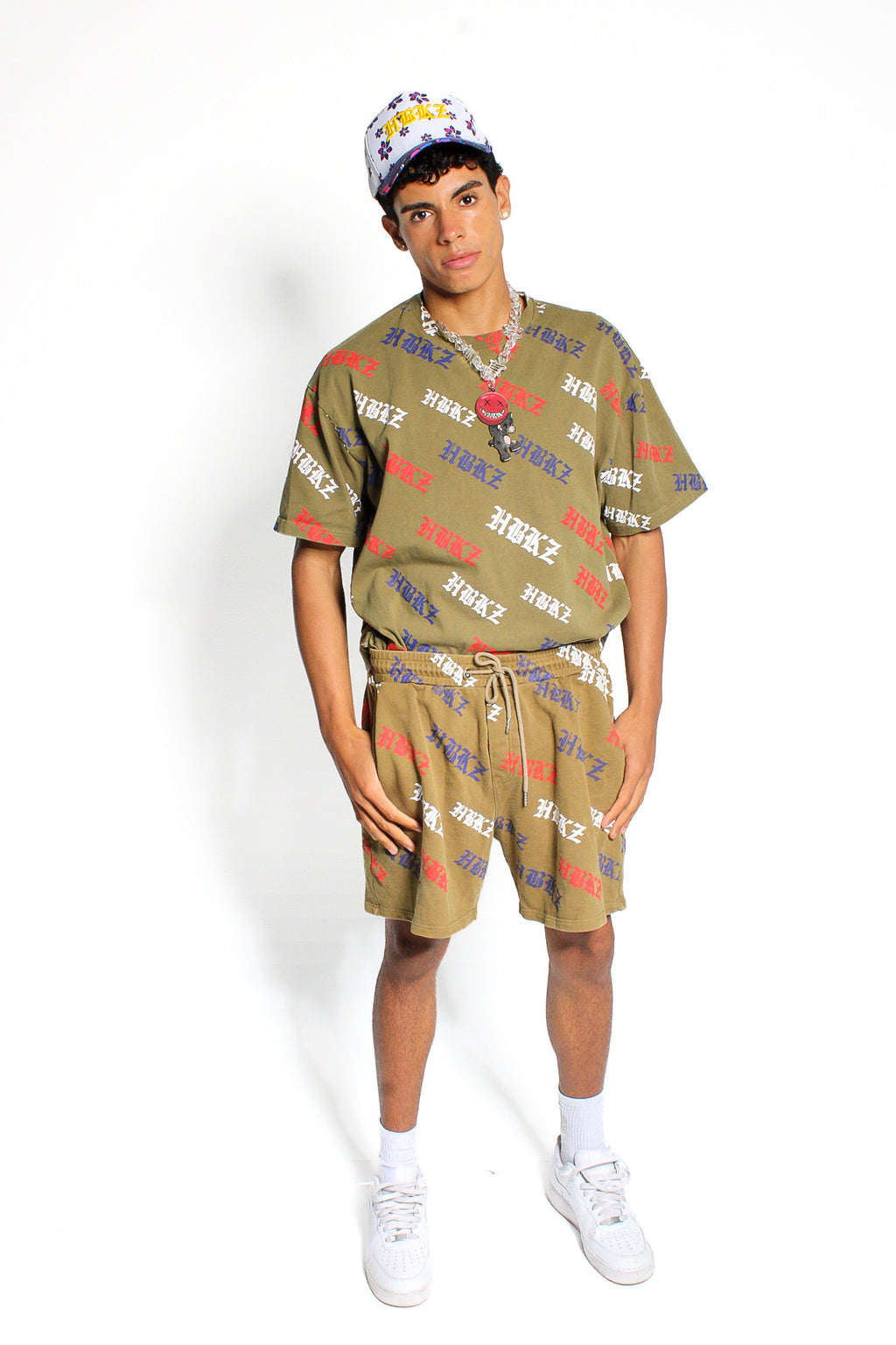 HBKZ LOGO Shorts Set