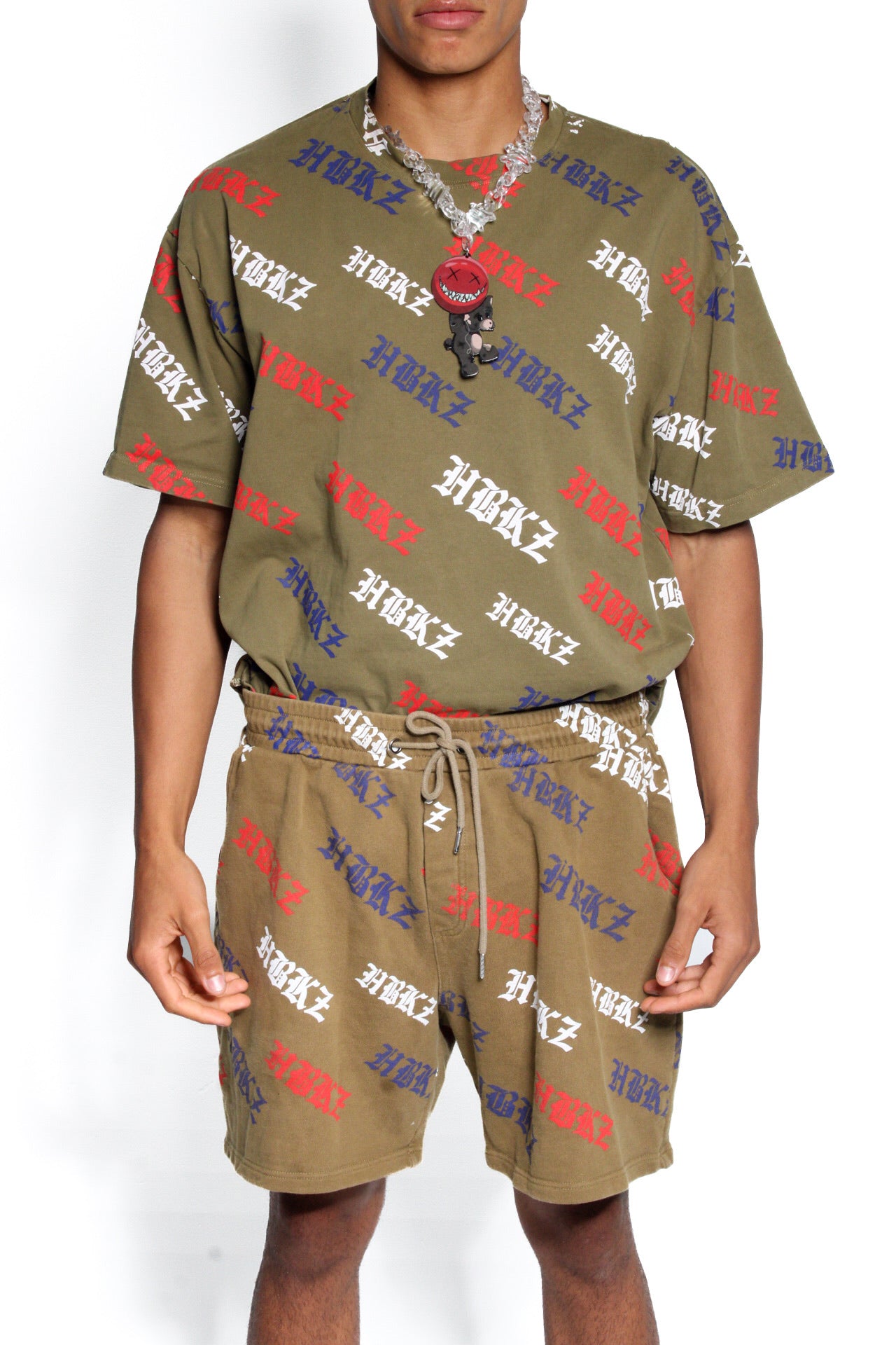 HBKZ LOGO Shorts Set