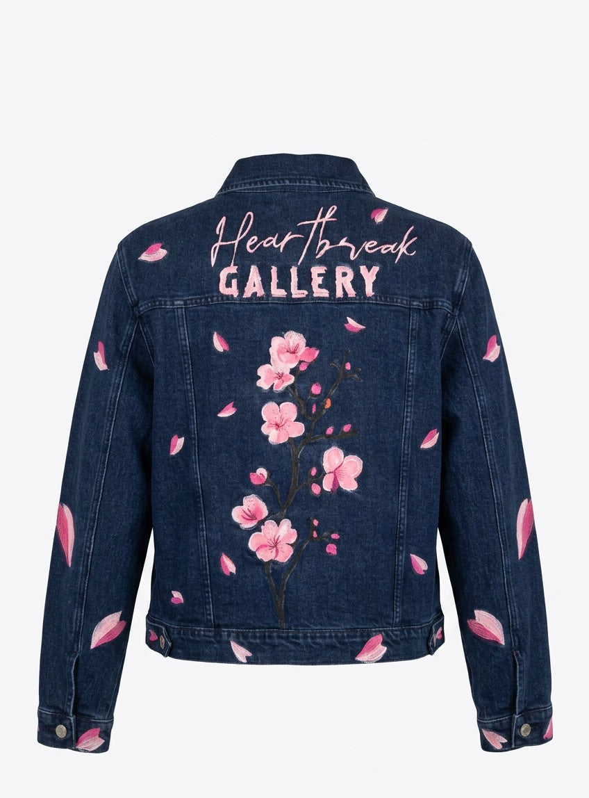 Custom Cherry Blossom Denim Set — Summer Series (Pre-Order)