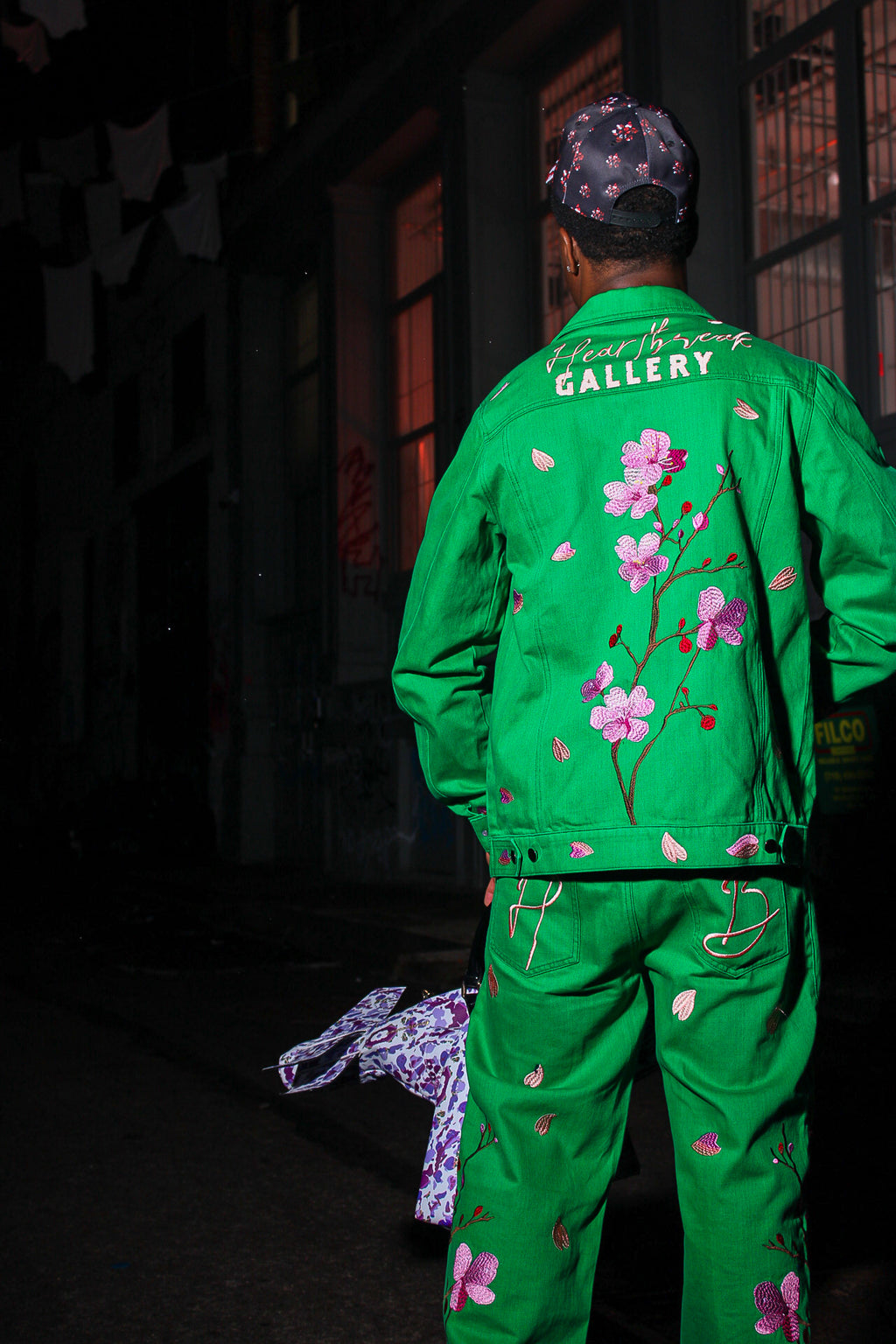 Custom Cherry Blossom Denim Set — Summer Series (Pre-Order)