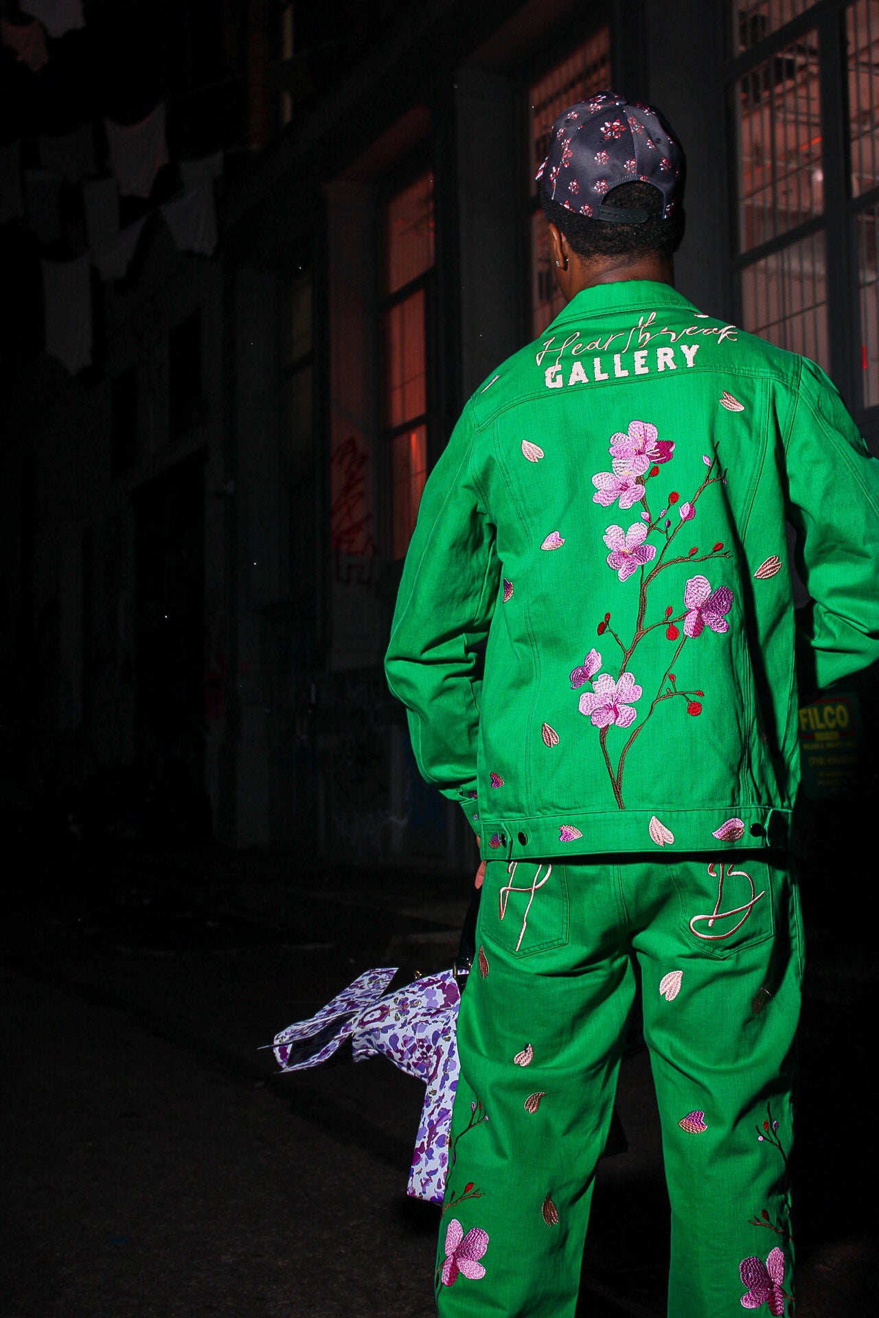 Custom Cherry Blossom Denim Set — Summer Series (Pre-Order)